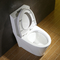 Top Flush Button Compact Elongated Toilet Siphonic Dual Flushing System