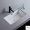 Classic Rectangular Ada Bathroom Sink With Beveled Edges And Clean Geometry