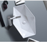 Non Porous Counter Top Bathroom Sink 650mm Irregular Shape Wash Basin