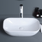 Rectangular Counter Top Bathroom Sink Impact-Resistant Materials Wash Basin