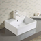 Porcelain Above Countertop Mounted Bathroom Sink 400mm Wide Handcraft