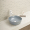250mm 350mm Round Shallow Countertop Basin Sink Bowl Seamless