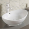 Oval Counter Top Bathroom Sink With Overflow 500mm 550mm